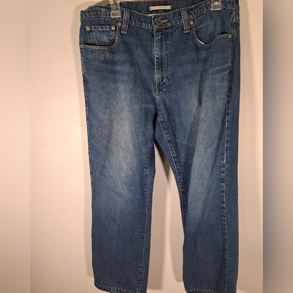 L.L. Bean Straight Leg Jeans Size 35x29 - Picture 1 of 6